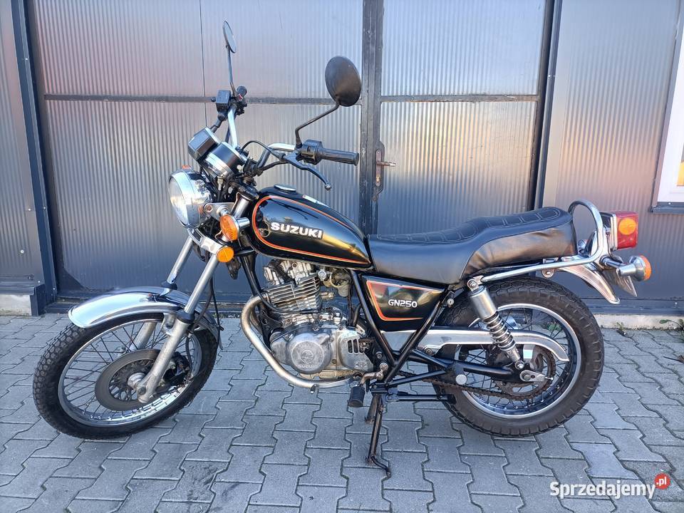 Suzuki GN 250 zarejestrowany motobazarprl kujawsko-pomorskie Padniewko