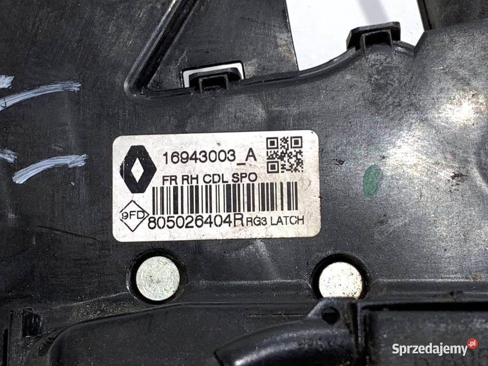 ZAMEK DRZWI PRAWY PRZÓD RENAULT GRAND SCENIC IV