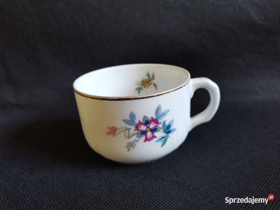 Stara przedwojenna filiżanka porcelana Giesche Porcelana i szkło Katowice