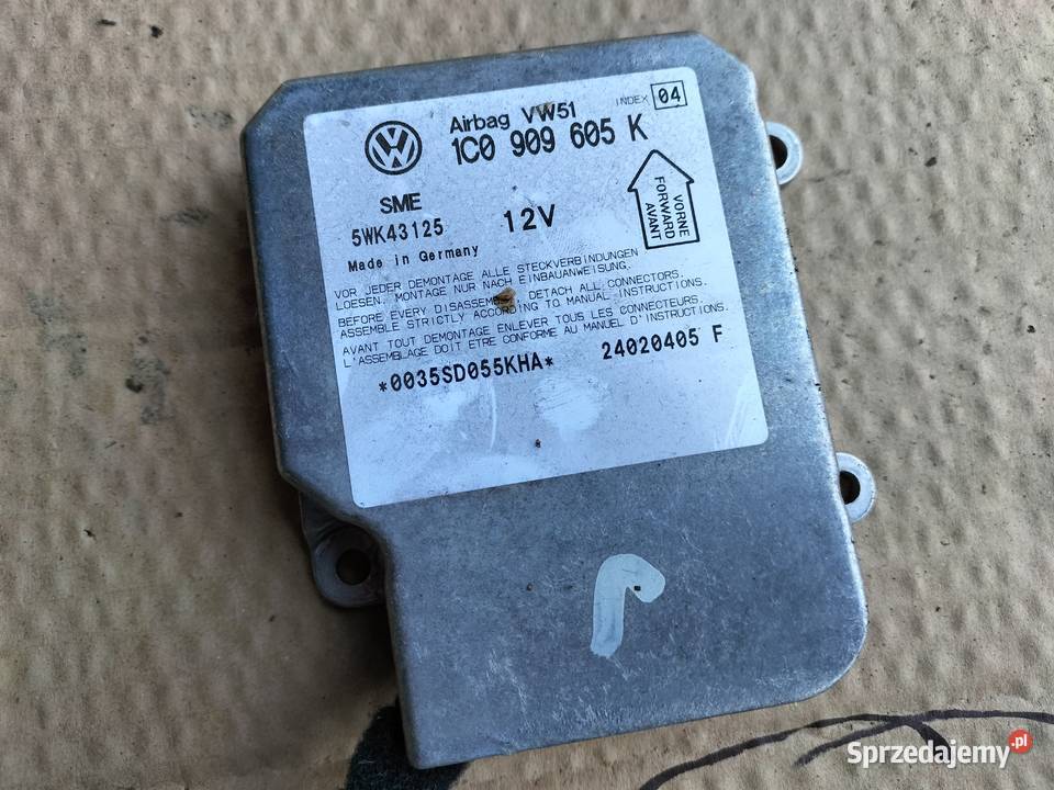 VW POLO MK4 9N 1C0909605K SENSOR MODUŁ KOMPUTER Kamień-Kolonia sprzedam