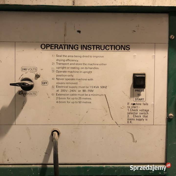 Ebac osuszacz profesjonalny 22L na 24h Poznań sprzedam