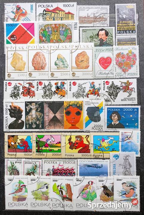 R Znaczki polskie rocznik 1993 kasowany Leźnica Wielka-Osiedle