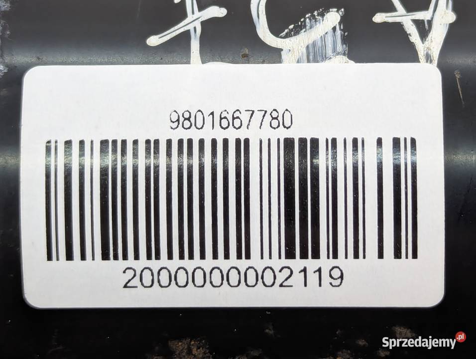 ROZRUSZNIK PEUGEOT 5008 9801667780 M000T22473 Wyposażenie elektryczne Białystok