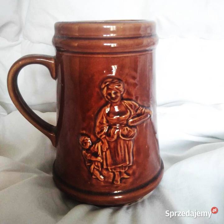 Stary kufel Jerzy Kubicki Grójec PRL Gdańsk