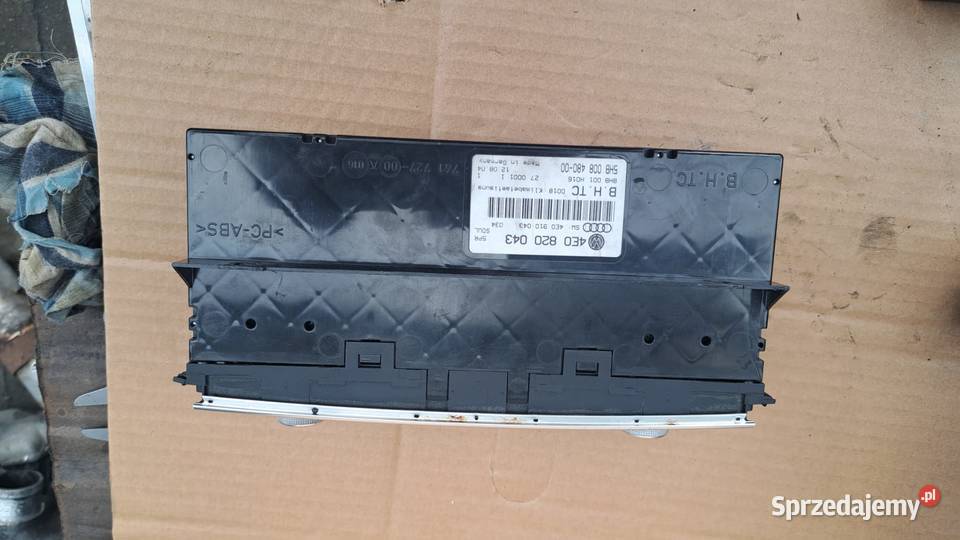 Panel klimatyzacji Audi A8 D3 40 TDI 4e0 820 043 osobowe Częstochowa