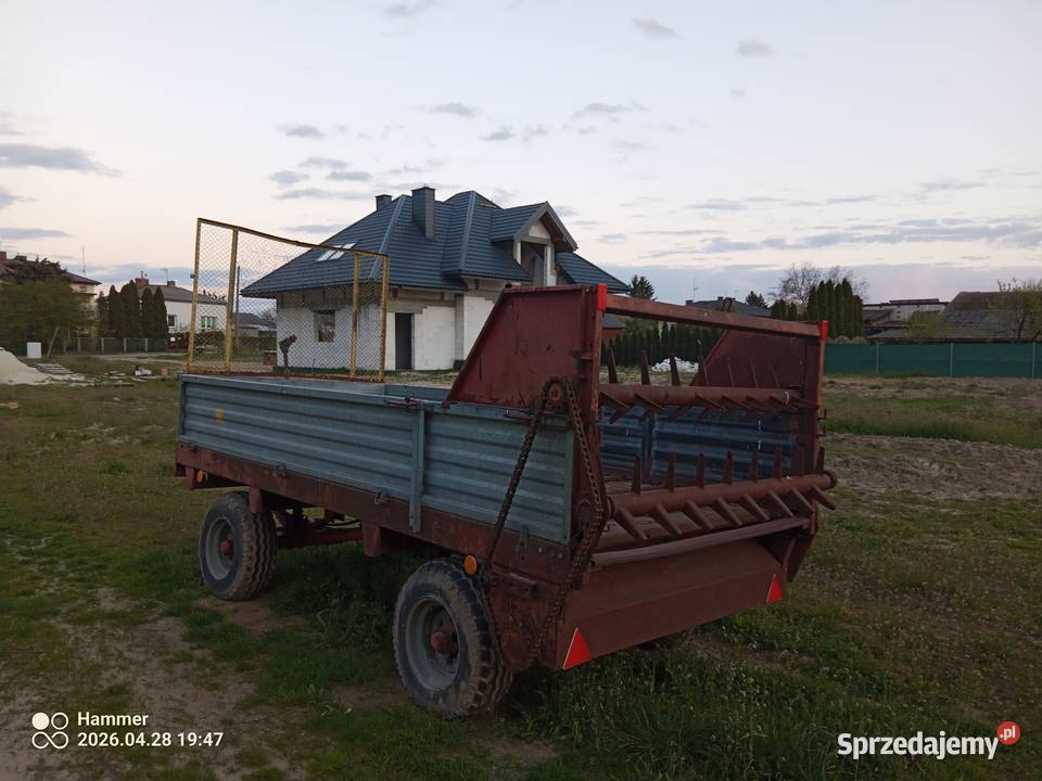 Rozrzutnik Obornika Cynkomet 4 Ton nieuszkodzony Kurów