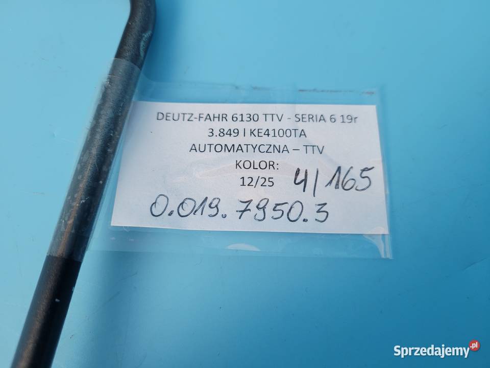 DEUTZFAHR 6130 TTV PRZEWÓD RURA HYDRAULICZNA kujawsko-pomorskie Kolno