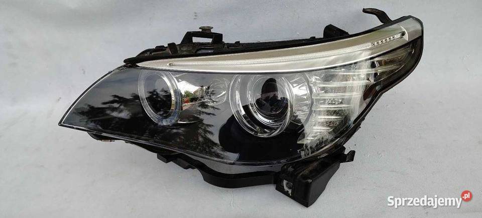 Lampa Przód Bi Xenon Bmw 5 E60 E61 0710r Lci Lampy przednie