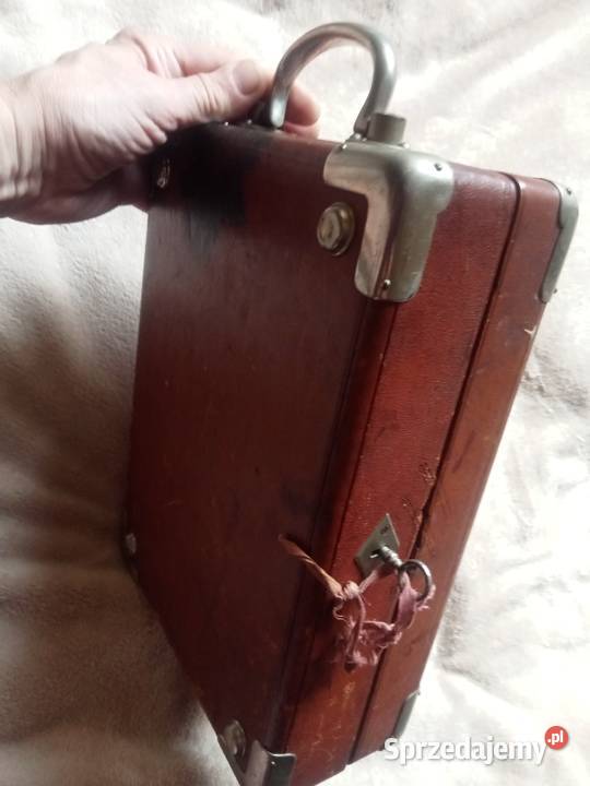 Mikroskop Leitz Wetzlar etui stara Leica 1913r Grójec