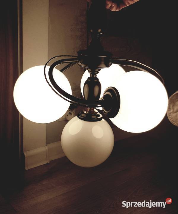Vintage lampa sufitowa żyrandol Polam sekwencje Ruda Śląska