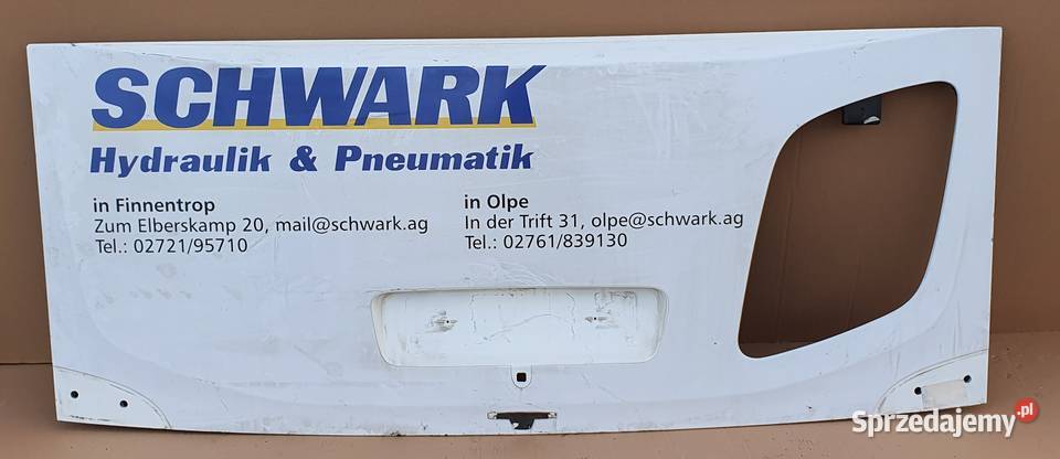 KLAPA TYŁ MASKA AUTOBUS SETRA MERCEDES Bieleń