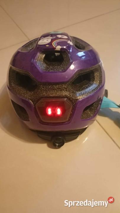 Kask Scott Spunto kid 4652 fiolet lampka baterie