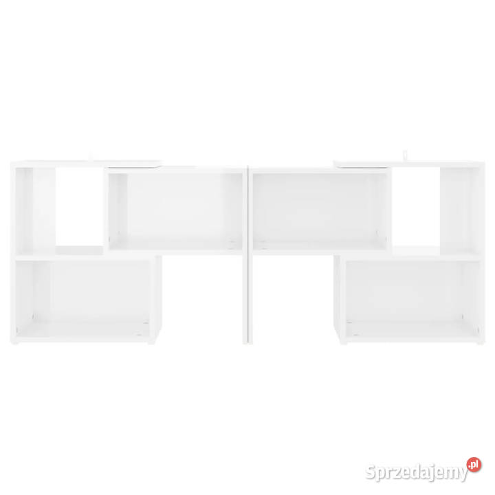 Szafka TV biała wysoki połysk 104x30x52 WM808356 Warszawa