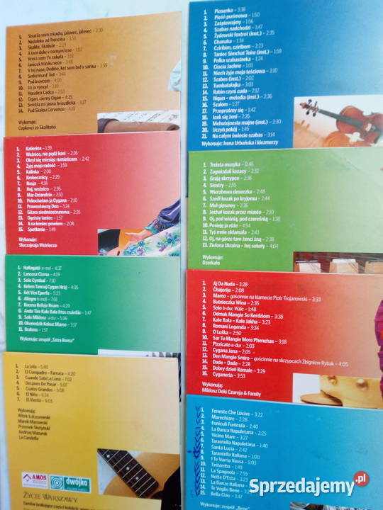 Kolekcja 8 plyt CD z muzyka roznych krajow Puławy