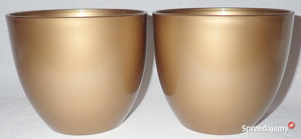 Miski Sevilla Duże ZŁOTE na storczyki 1 13 Siewierz