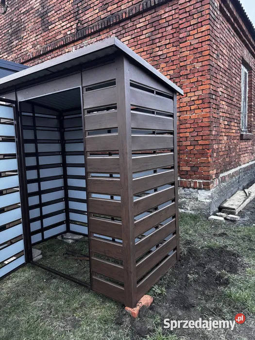 Domek ROD na narzędzia działke drewno Warszawa