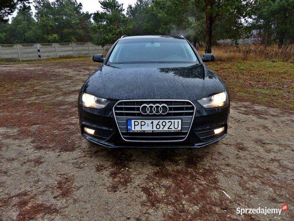 Audi A4 20 TDI 190ClimatronicAluNaviSkóryPełna gniazdo AUX wielkopolskie Piła