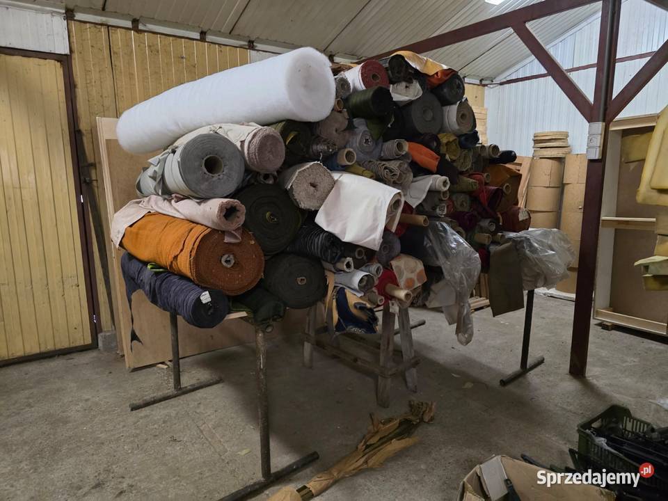 Artykuły meblarskie pianka zszywki nici Kleczew