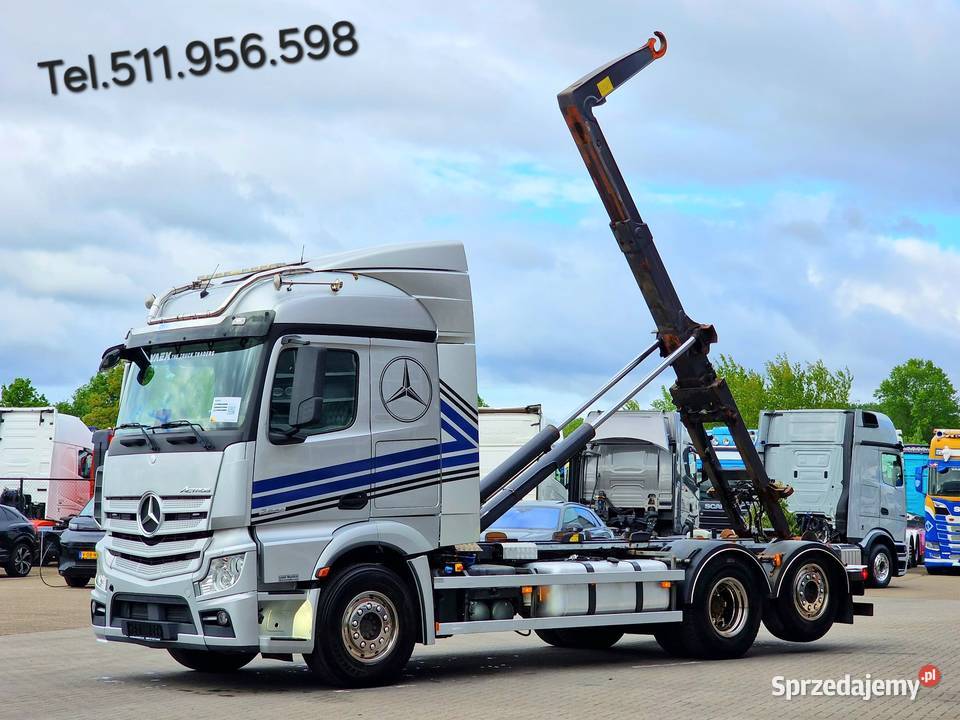 Hakowiec 6x2 Eur 6 Mercedes Actros 2558 tez Wymienne nadwozia mazowieckie Warszawa
