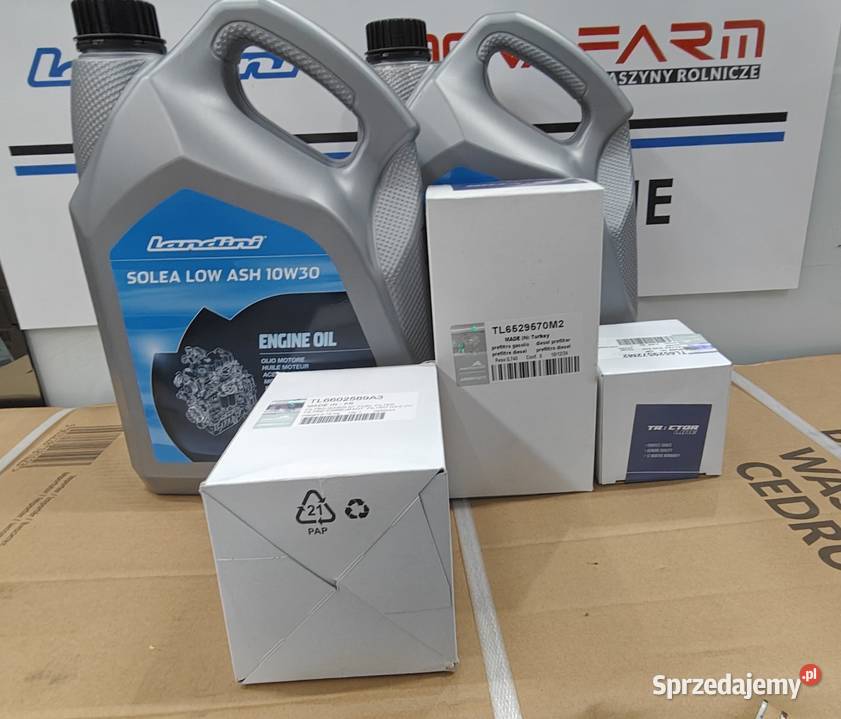 Zestaw filtrów i olej do LANDINI REX4 z linii