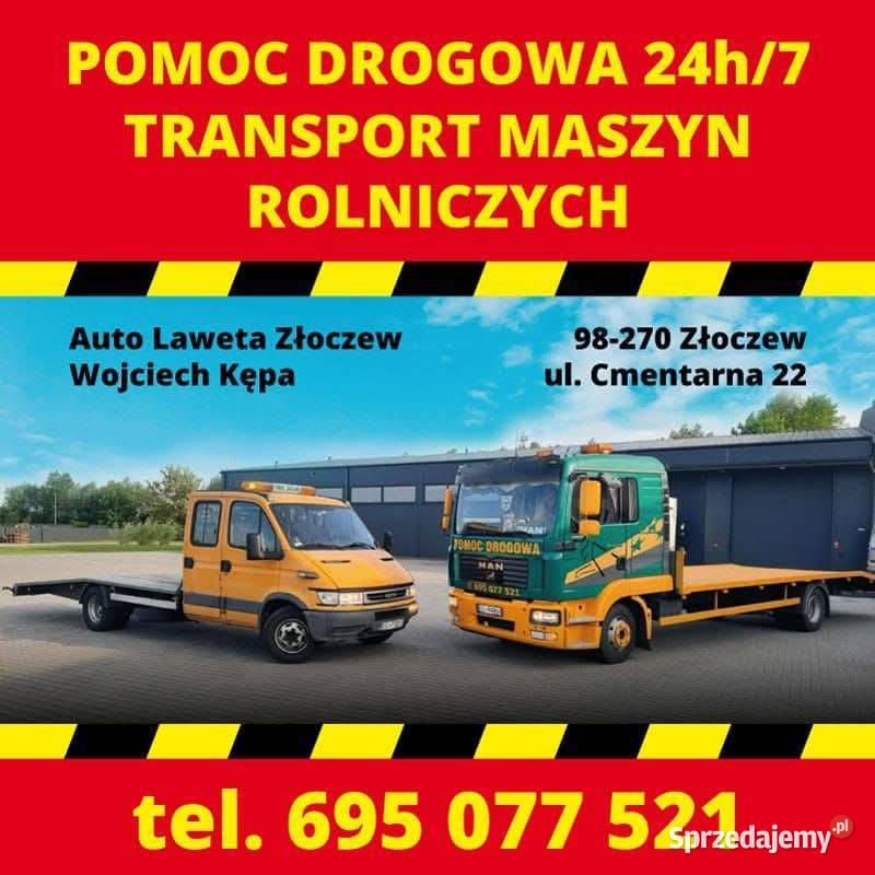 Pomoc Drogowa Złoczew 24h Auto Laweta Holownik usługa