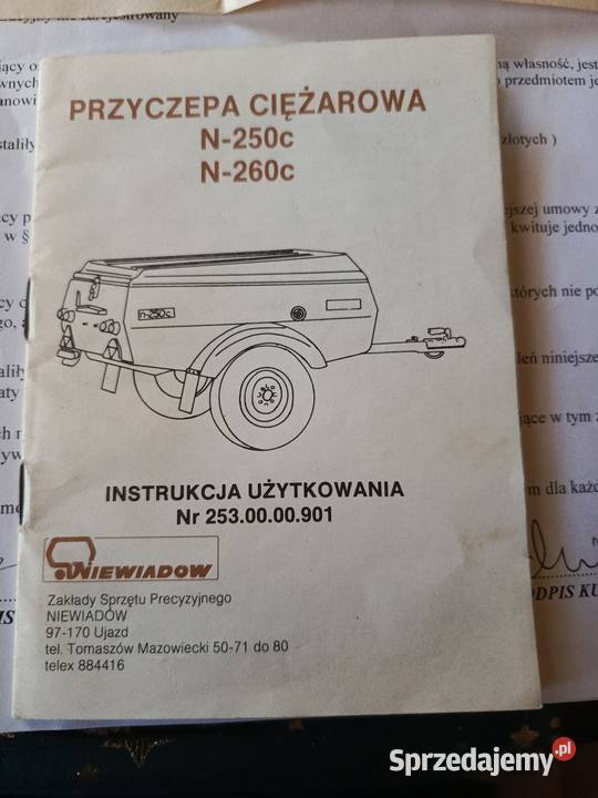 Niewiadów N250c fabrycznie nowa przyczepa towarowe Do samochodów osobowych