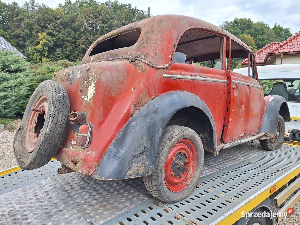 Opel olympia 1937 oldtimer uszkodzony Lwówek Śląski