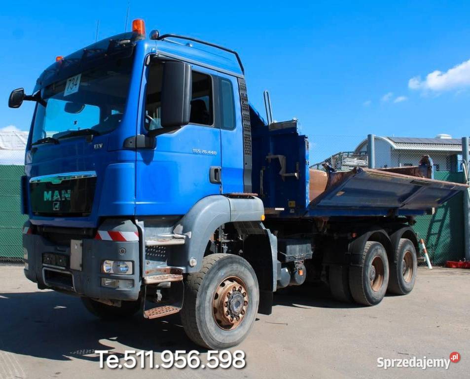 Wywrotka 6x6 wywrotka 3 strona Bordmatic Man TGS Warszawa