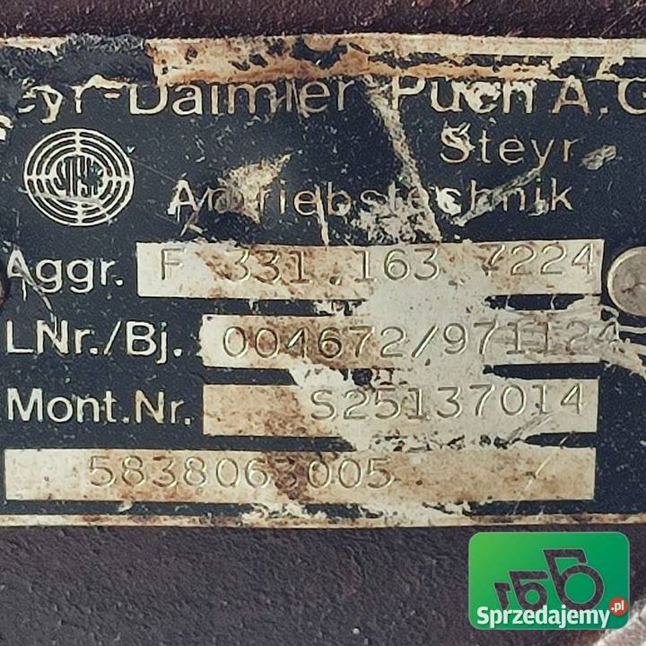 Skrzynia biegów ZF 2093455020 Case IH CS 120 wielkopolskie Wilkowo