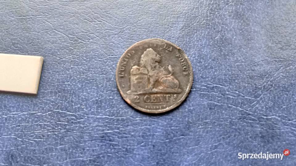 Stare monety 2 cent 1870 Belgia Lesko sprzedam