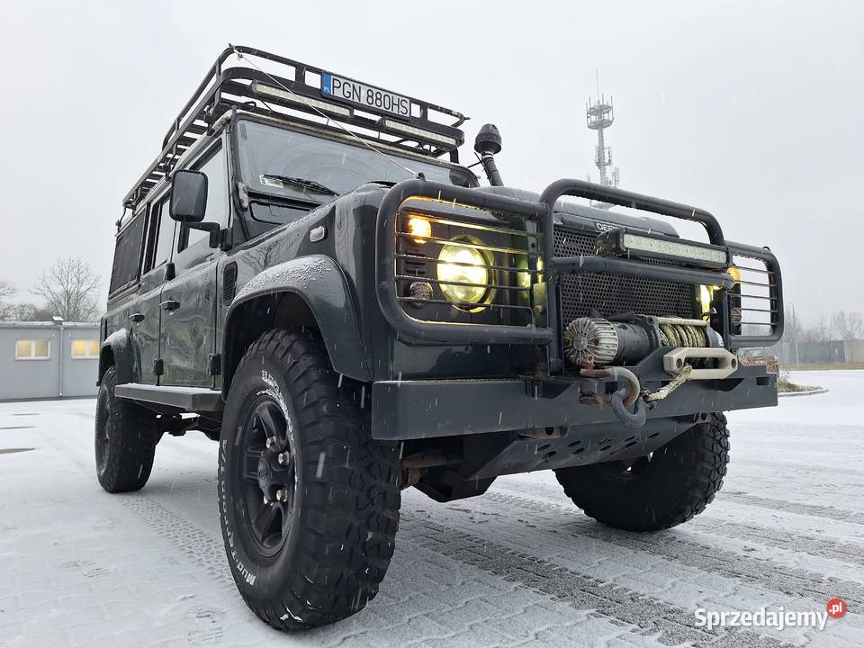 Land Rover Defender Td5 110 offroad wyprawowy Rok produkcji 2002 Poznań sprzedam
