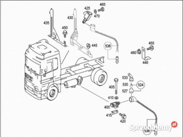PRZEKAŹNIK ŚWIATEŁ AWARYJNYCH MERCEDES 815 F