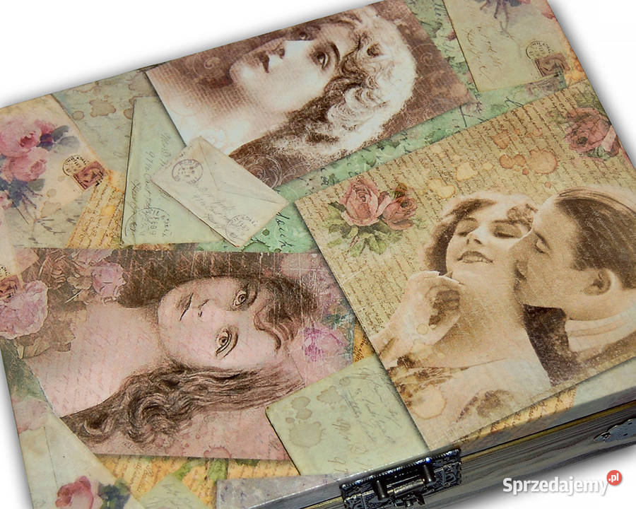 HERBACIARKA drewniana szkatułka ROMANTIC 12 Bydgoszcz