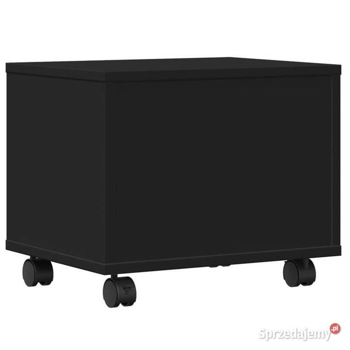 Stojak pod drukarkę z kółkami czarny 41 x 32 x Warszawa