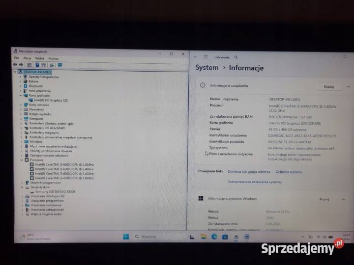 Laptop Lenovo Thinkpad L460 14 Intel Core i5 8