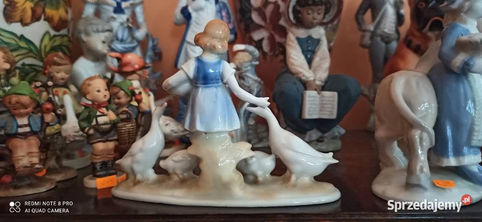 Figurką dziewczynka z gąskami Syg Import Gdańsk