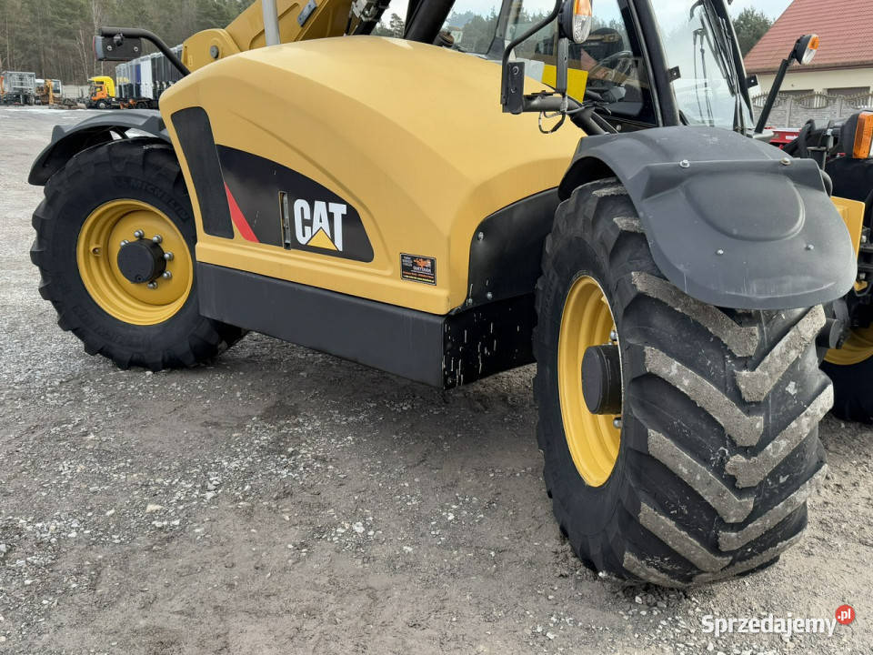 średnia kołowa Caterpillar TH337C Super Stan pełny VAT Koparko ładowarki Widełki