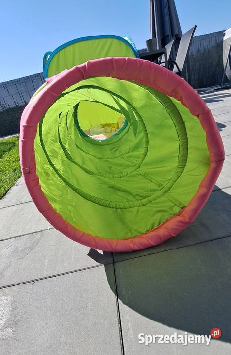 Namiot z tunelem IKEA BUSA długość tunelu 140 Zabawki ogrodowe dolnośląskie Domaszczyn sprzedam