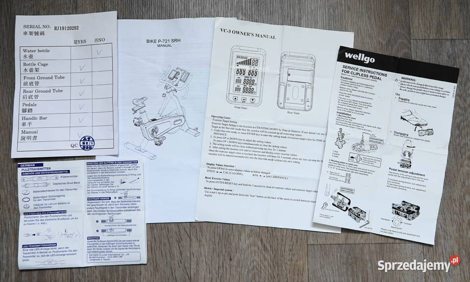 rower treningowy Vortec Prestige Watt S32 LCD Zgorzelec sprzedam