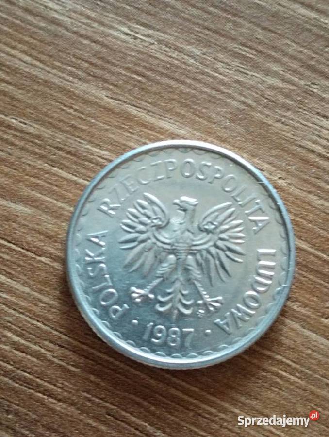 Sprzedam 1 zl 1987 r nierowne ranty lubelskie Chełm