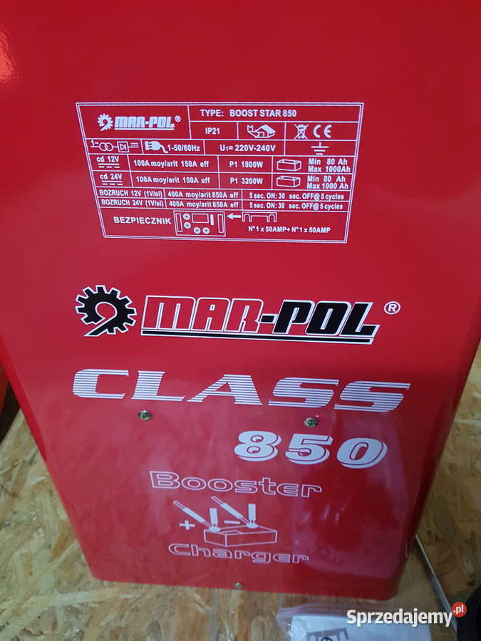 MarPol Prostownik z rozruchem 1224V 1501000Ah Głogowa