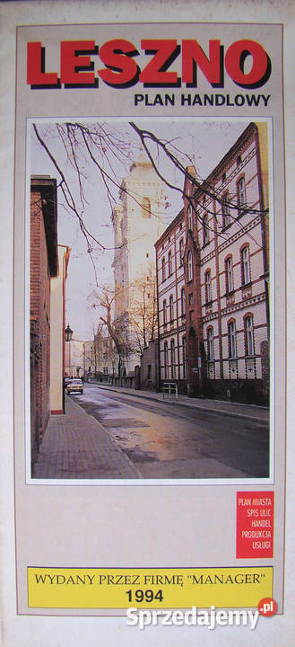 LESZNO Plan handlowy 1994 Limanowa