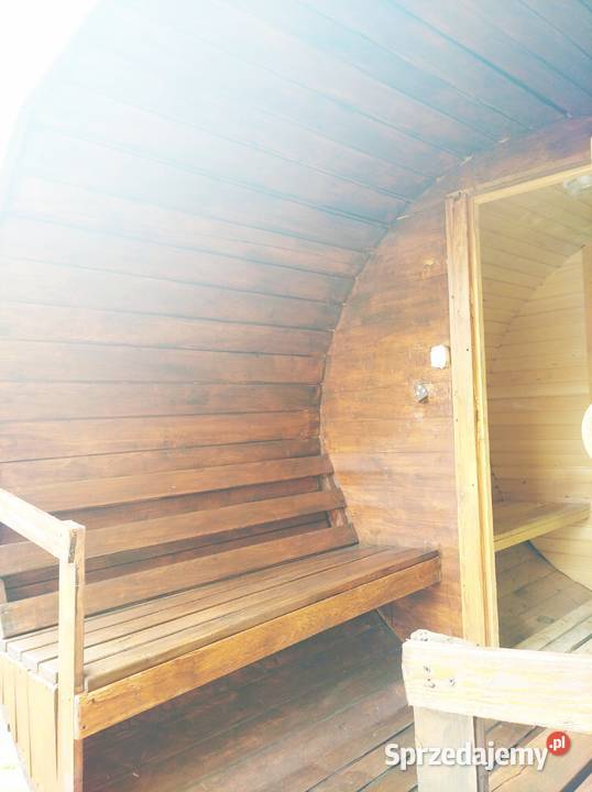 Sauna ogrodowa beczka Chmielniki