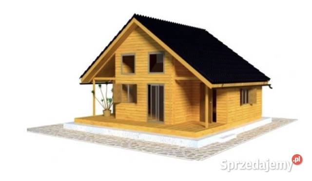 Domek drewniany letniskowy całoroczny 4x8 15mm Korczyna sprzedam