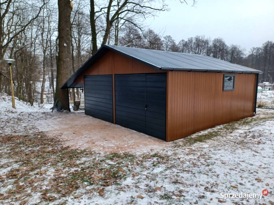 Garaż Blaszany GRAFITOWY 9x6 Wiaty Hale Romstal Tarnów sprzedam