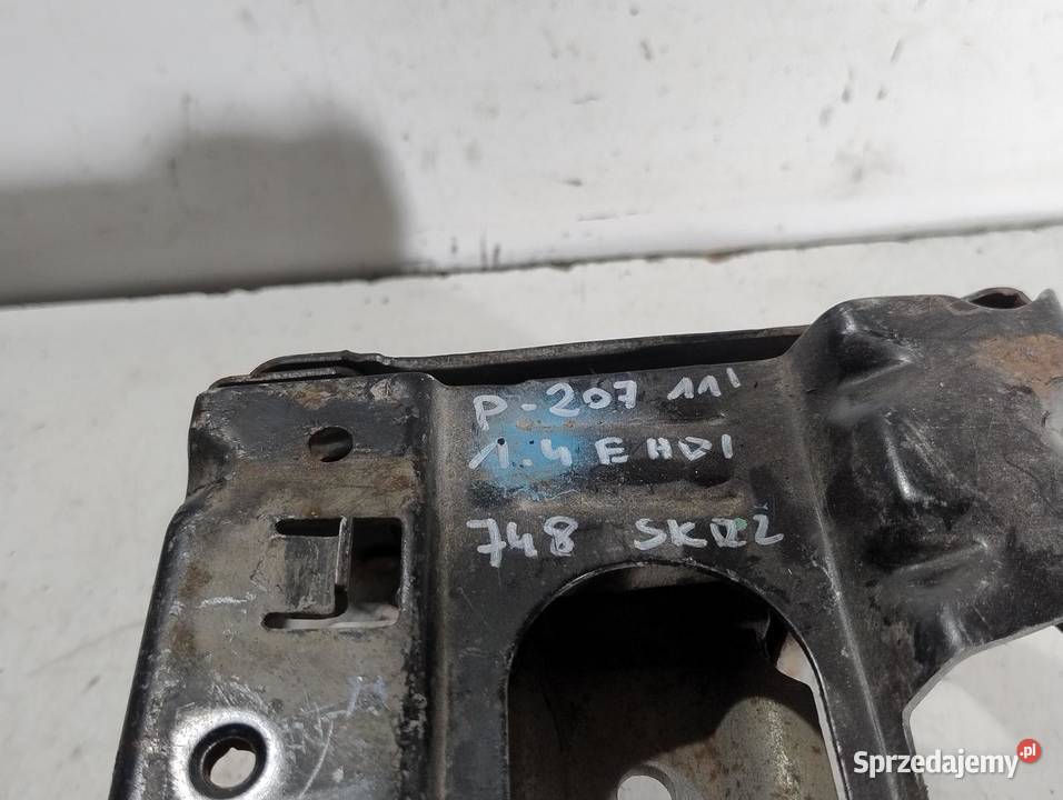 ŁAPA PODUSZKA SKRZYNI PEUGEOT 207 14 EHDI wielkopolskie sprzedam