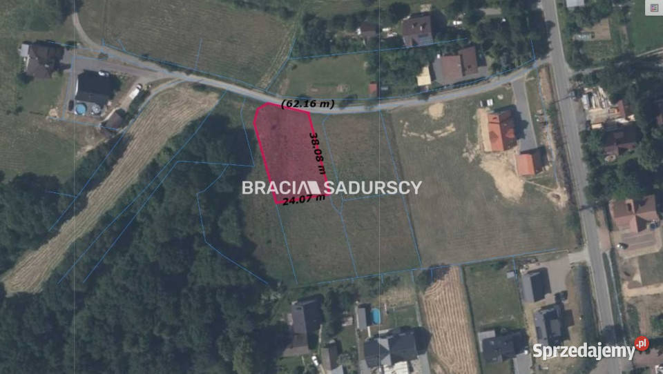 Grunt 1070m2 Byszyce budowlana