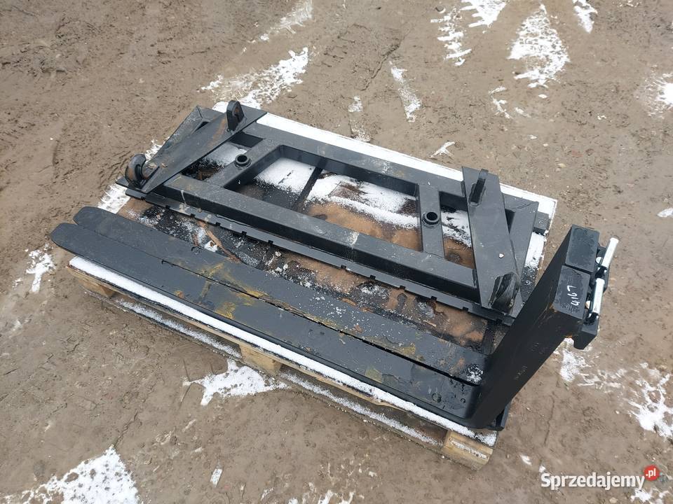 Widły do palet 12m z tulejami na widły do słomy