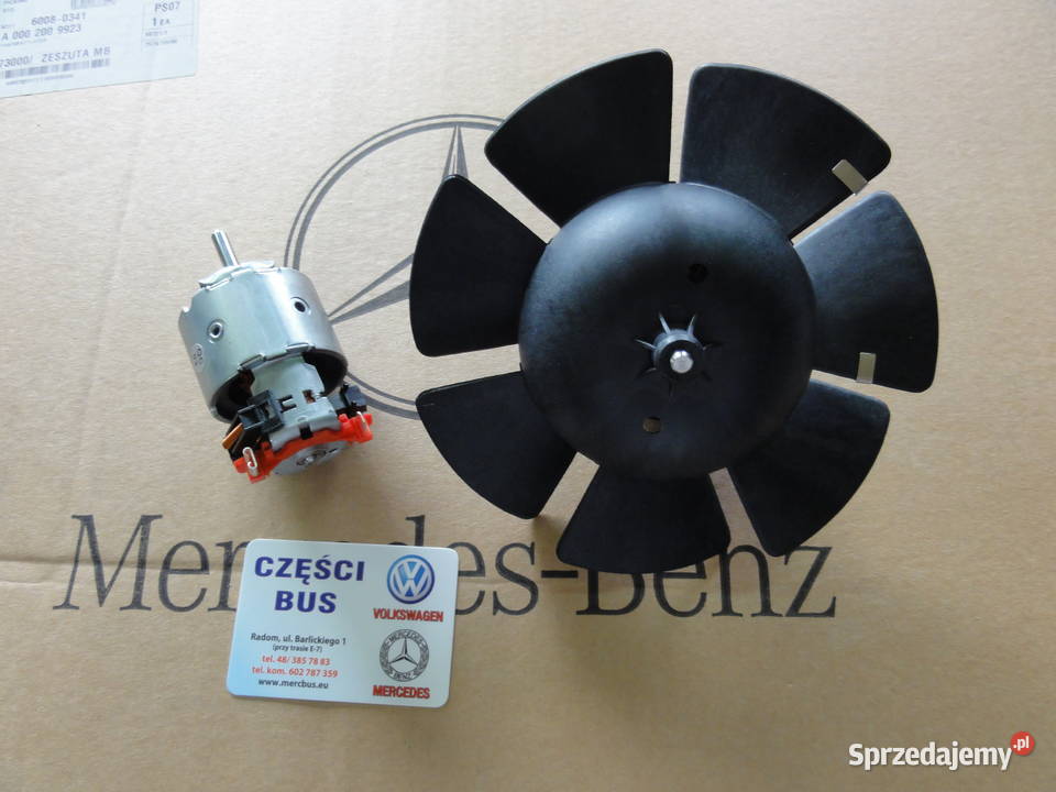 WENTYLATOR WNĘTRZA DMUCHAWA MERCEDES KACZKA Części samochodowe Radom sprzedam