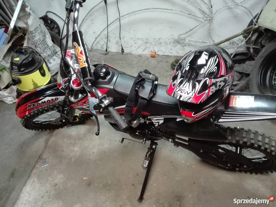 Cross kxd moto 125 kask i gogle 2000